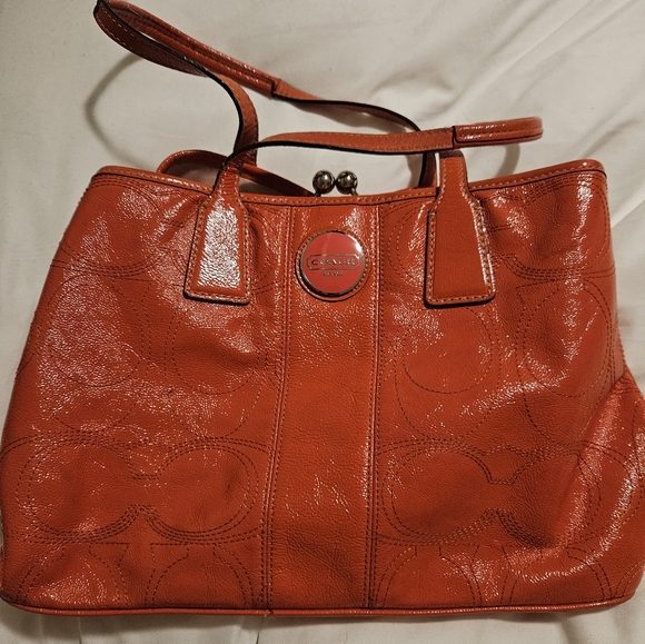 Coral Coach Purse - Picture 2 of 7